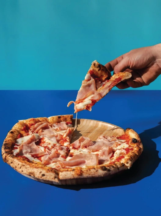 Pizzas de masa crujiente