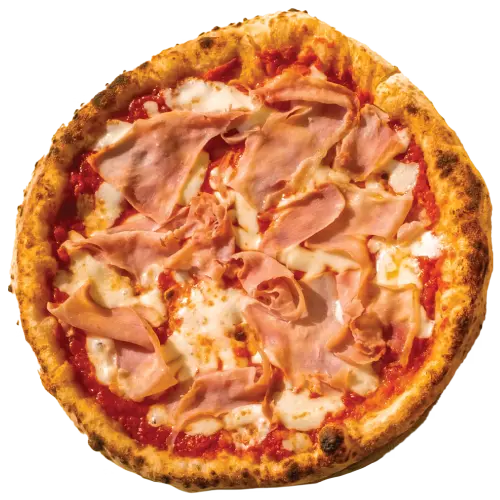 Pizza Prosciutto en Vilassar de Mar