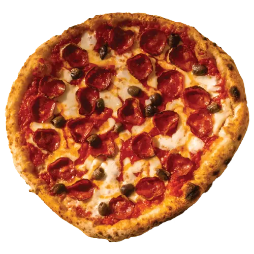 Pizza de Salami en Vilassar de Mar